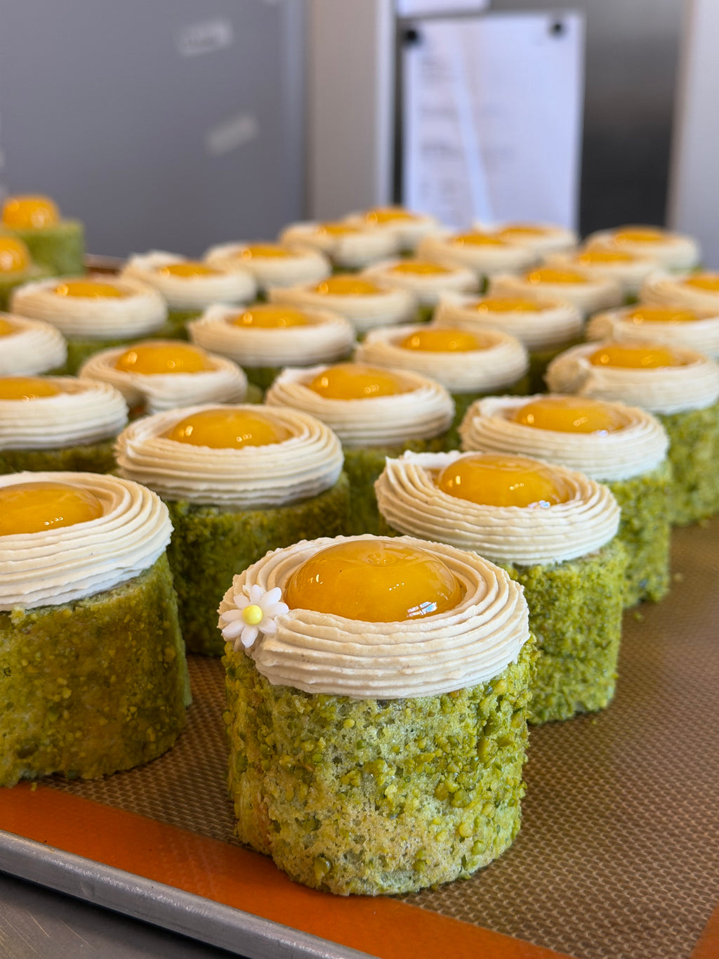 Mandarinen-Pistazien-Törtchen