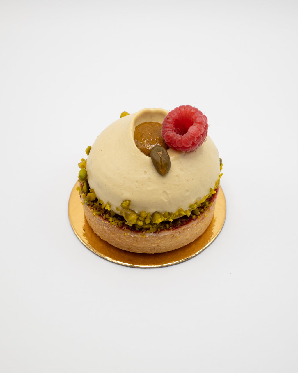 Pistazien-Himbeer-Tartelette